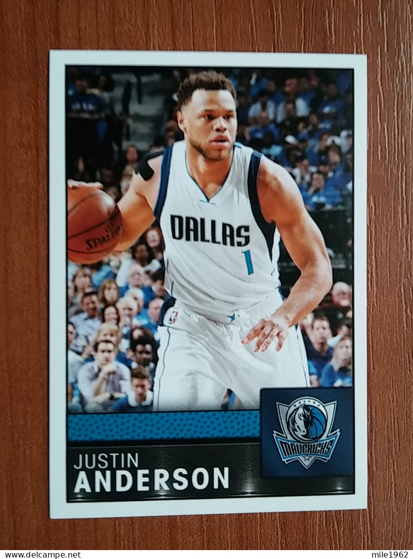 ST 41 - NBA Basketball 2016-2017, Sticker, Autocollant, PANINI, No 189 Justin Anderson Dallas Mavericks - Books