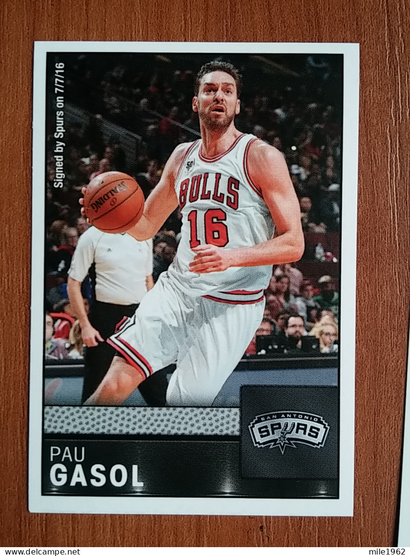 ST 41 - NBA Basketball 2016-2017, Sticker, Autocollant, PANINI, No 242 Pau Gasol San Antonio Spurs - Livres