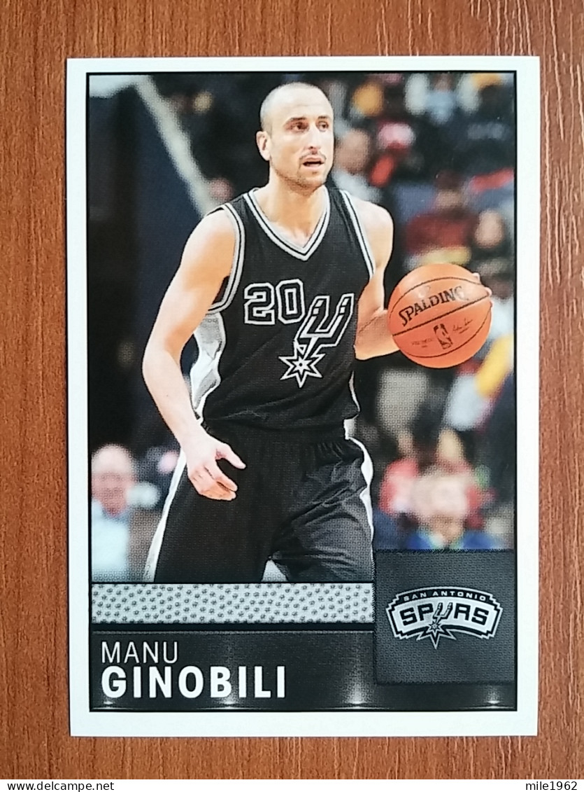 ST 41 - NBA Basketball 2016-2017, Sticker, Autocollant, PANINI, No 240 Manu Ginobili San Antonio Spurs - Libros
