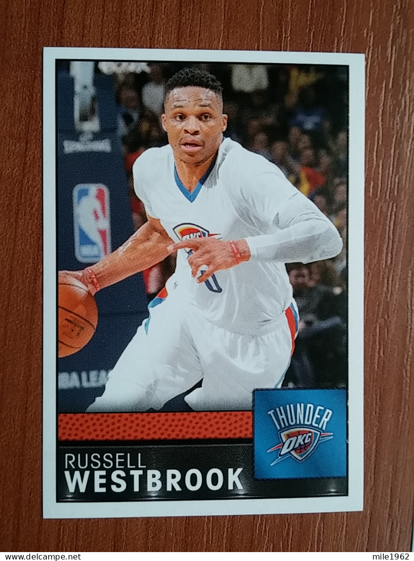 ST 42 - NBA Basketball 2016-2017, Sticker, Autocollant, PANINI, No 281 Russell Westbrook Oklahoma City Thunder - Boeken