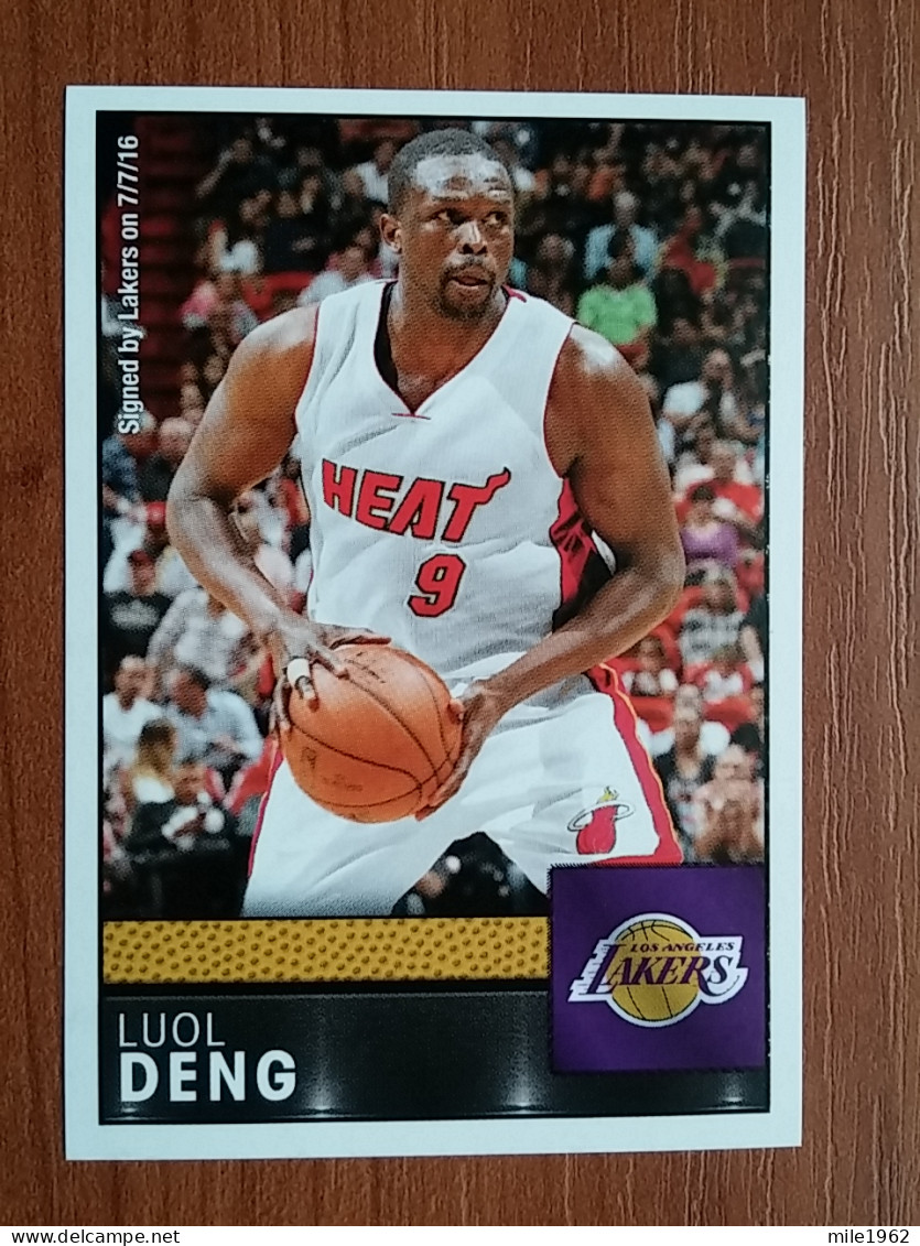 ST 42 - NBA Basketball 2016-2017, Sticker, Autocollant, PANINI, No 336 Luol Deng Los Angeles Lakers - Livres