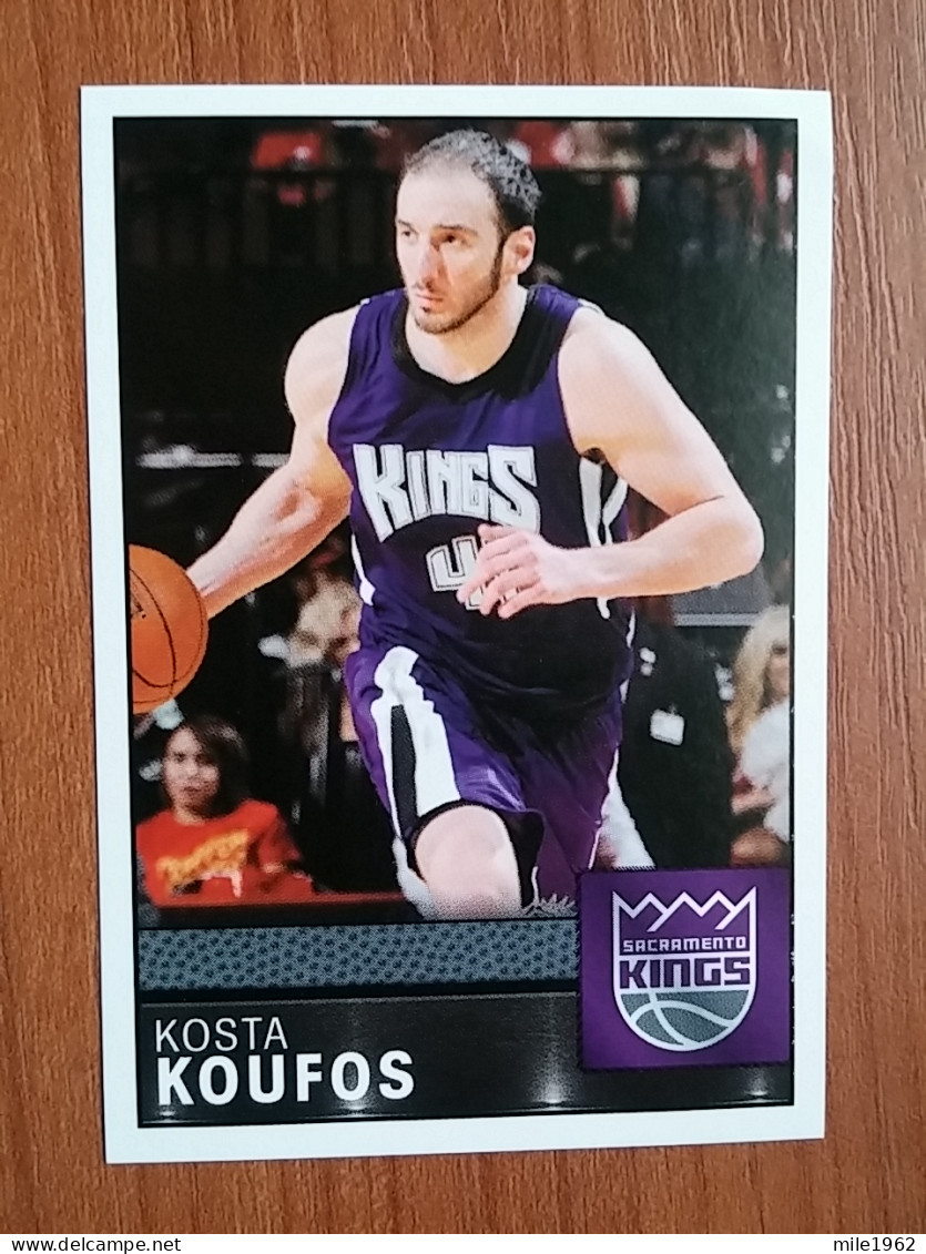 ST 43 - NBA Basketball 2016-2017, Sticker, Autocollant, PANINI, No 362 Kosta Koufos Sacramento Kings - Books