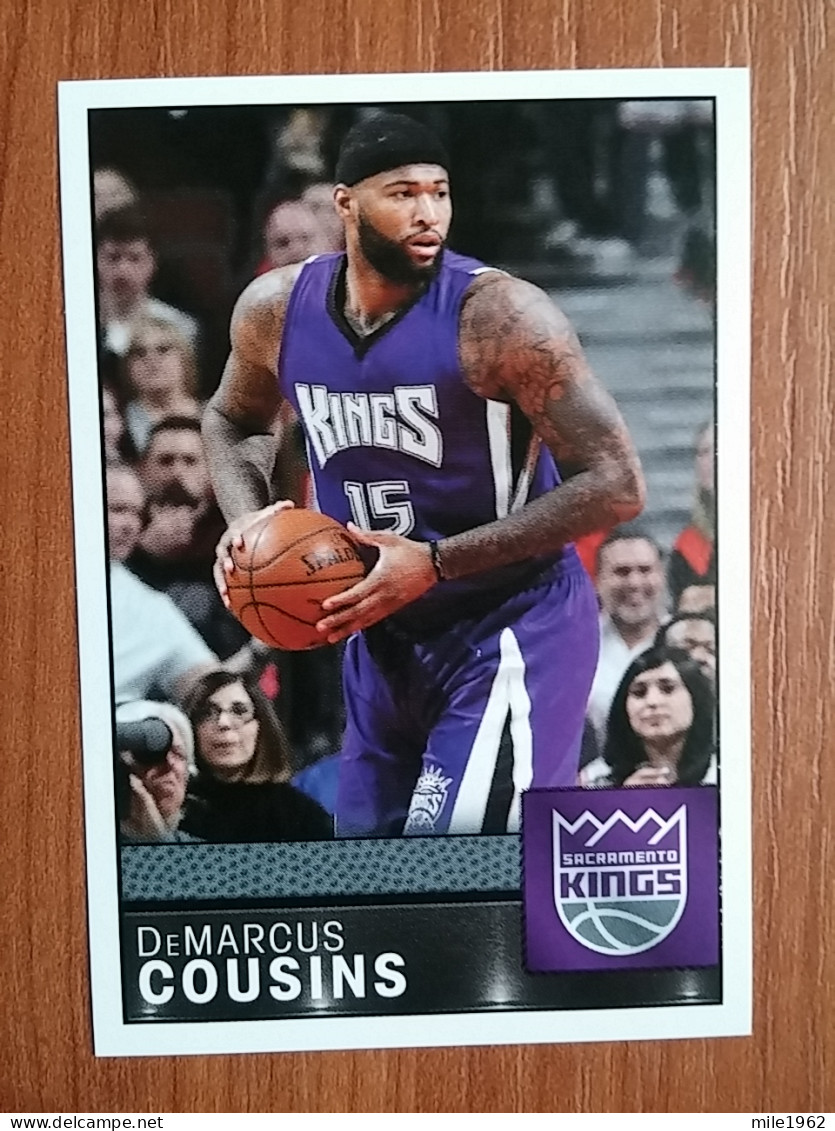 ST 43 - NBA Basketball 2016-2017, Sticker, Autocollant, PANINI, No 365 DeMarcus Cousins Sacramento Kings - Books