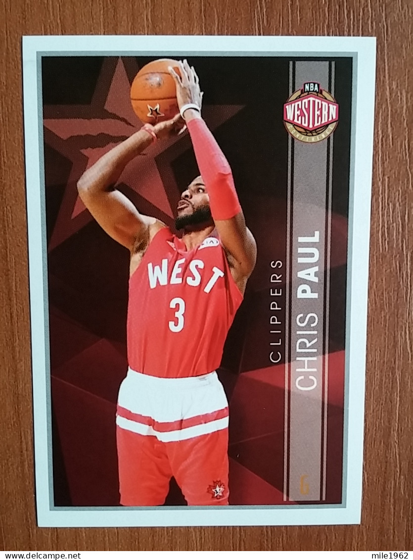 ST 43 - NBA Basketball 2016-2017, Sticker, Autocollant, PANINI, No 386 Chris Paul Western Conference - Books