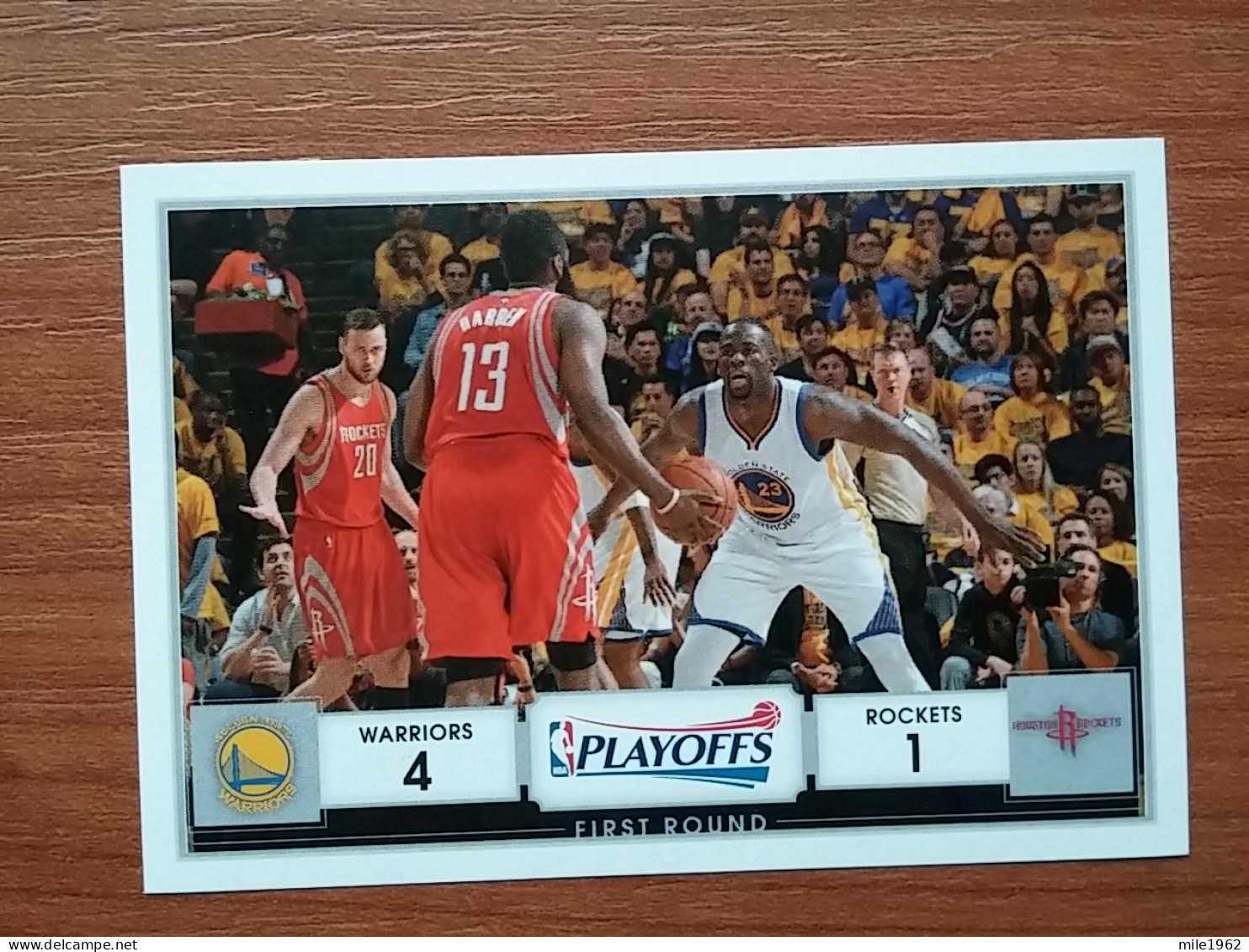 ST 43 - NBA Basketball 2016-2017, Sticker, Autocollant, PANINI, No 398 Warriors Vs. Rockets - Libri