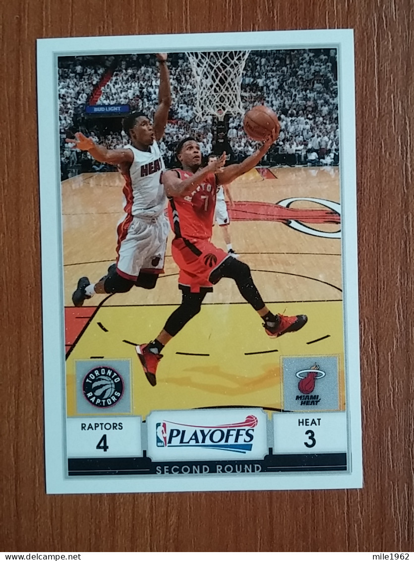 ST 43 - NBA Basketball 2016-2017, Sticker, Autocollant, PANINI, No 407 Raptors Vs. Heat - Books