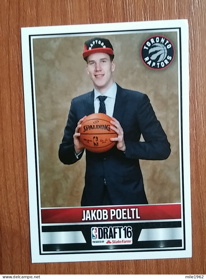 ST 44 - NBA Basketball 2016-2017, Sticker, Autocollant, PANINI, No 433 9th Overall - Jakob Poeltl - Libros