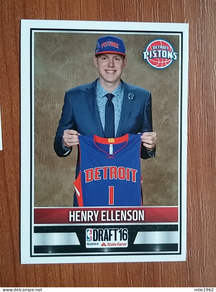 ST 44 - NBA Basketball 2016-2017, Sticker, Autocollant, PANINI, No 437 18th Overall - Henry Ellenson - Books