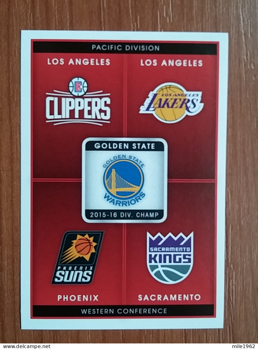 ST 44 - NBA Basketball 2016-2017, Sticker, Autocollant, PANINI, No 438 Western Conference - Northwest Division - Livres