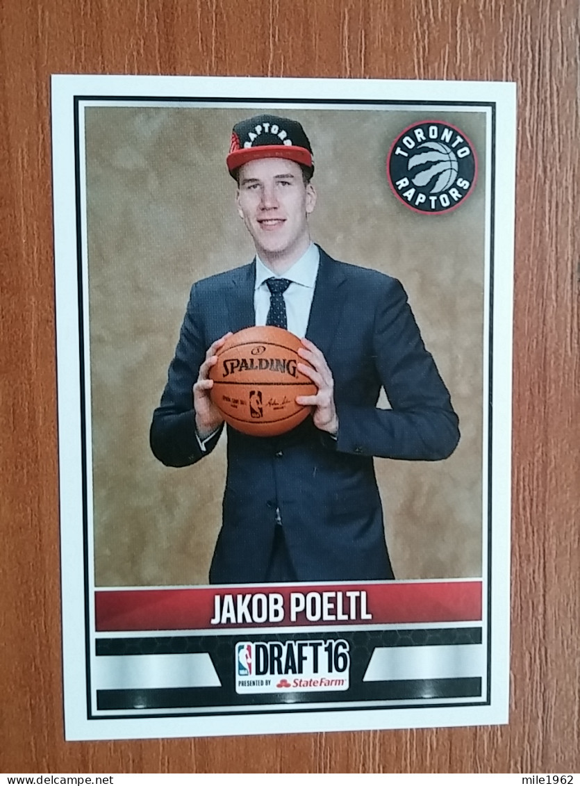 ST 44 - NBA Basketball 2016-2017, Sticker, Autocollant, PANINI, No 433 9th Overall - Jakob Poeltl - Books