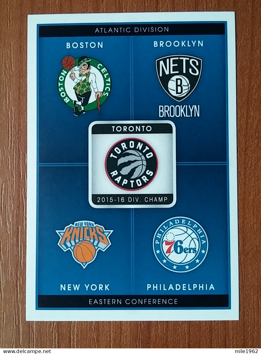 ST 44 - NBA Basketball 2016-2017, Sticker, Autocollant, PANINI, No 441 Eastern Conference - Atlantic Division - Books