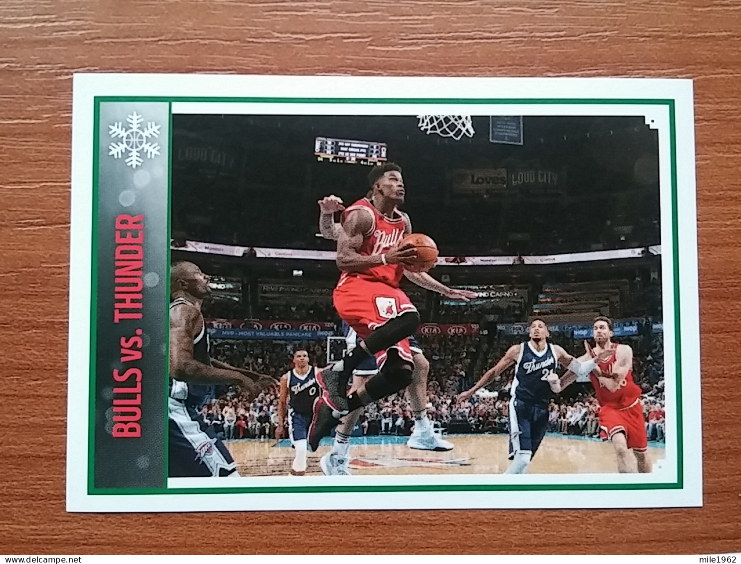 ST 44 - NBA Basketball 2016-2017, Sticker, Autocollant, PANINI, No 370 Bulls Vs. Thunder - Libri