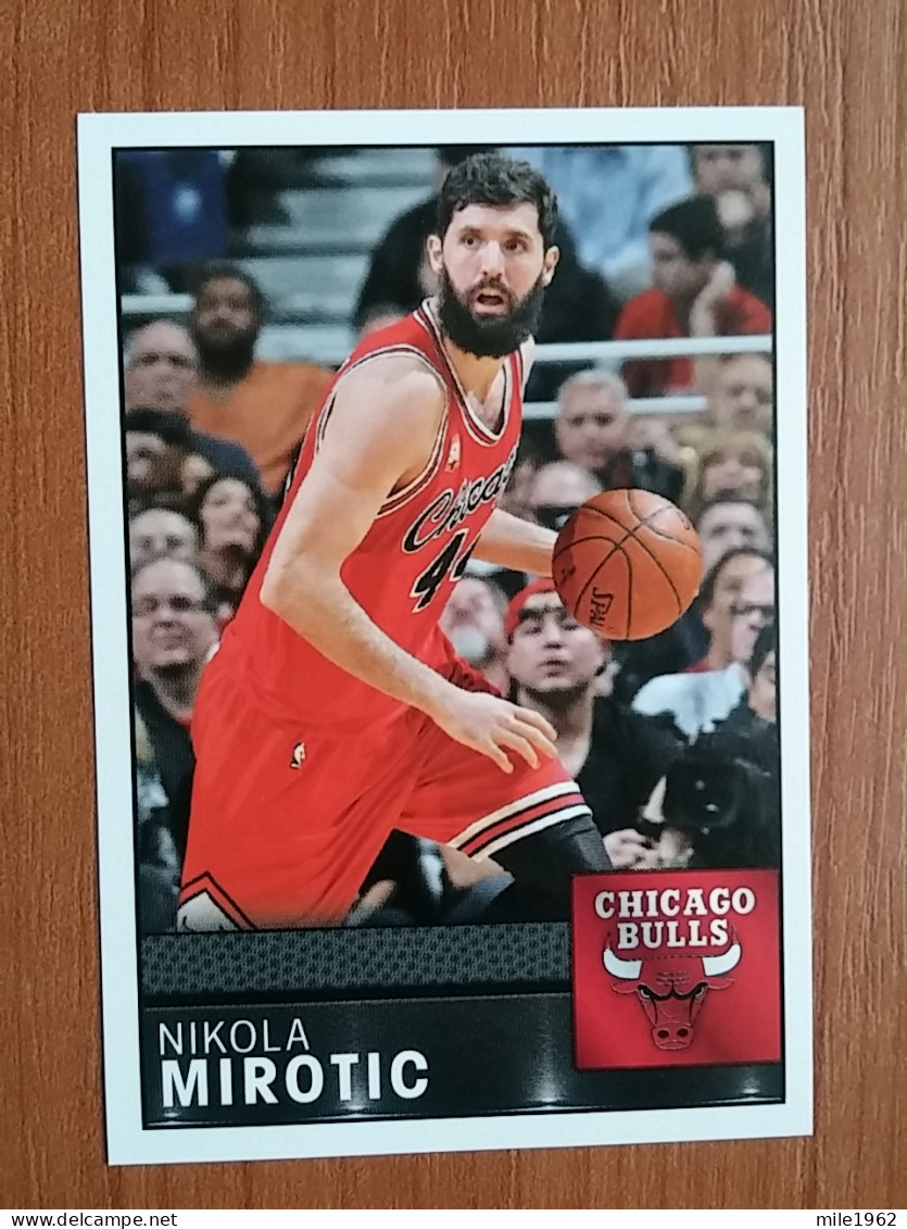 ST 45 - NBA Basketball 2016-2017, Sticker, Autocollant, PANINI, No 74 Nikola Mirotic Chicago Bulls - Livres