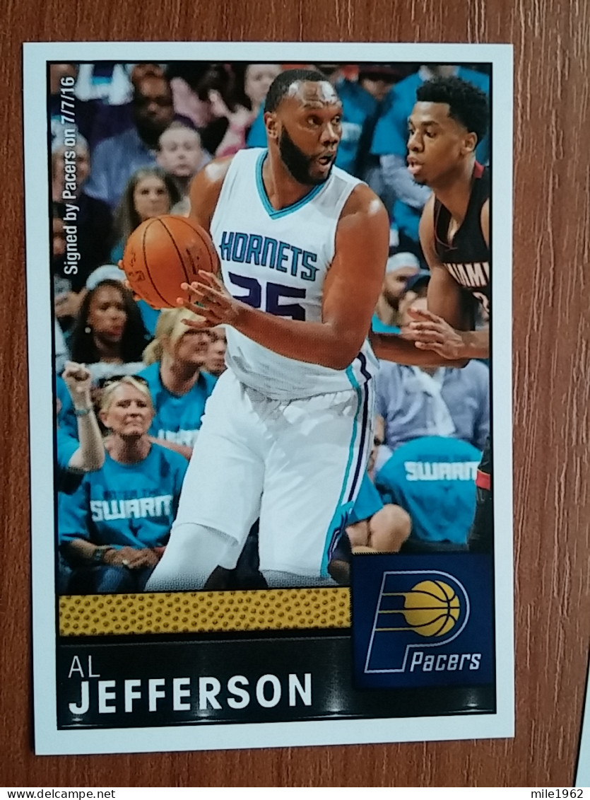 ST 45 - NBA Basketball 2016-2017, Sticker, Autocollant, PANINI, No 112 Al Jefferson Indiana Pacers - Livres