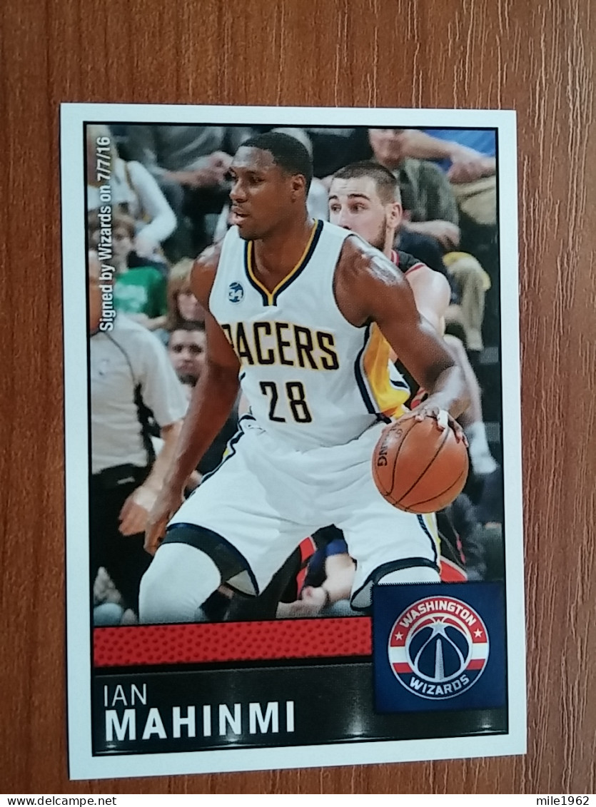 ST 45 - NBA Basketball 2016-2017, Sticker, Autocollant, PANINI, No 186 Ian Mahinmi Washington Wizards - Libros