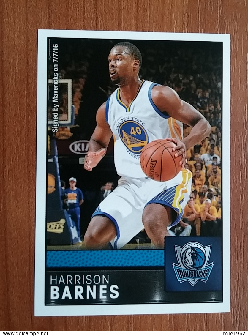 ST 45 - NBA Basketball 2016-2017, Sticker, Autocollant, PANINI, No 191 Harrison Barnes Dallas Mavericks - Libri