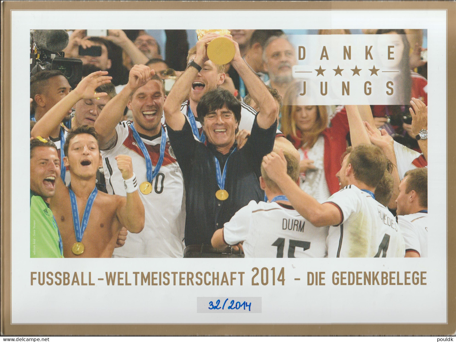 FIFA World Cup 2014 - Wholesale Lot W/27 Pcs Of German Folder W/2 Covers. Weight 1,7 Kg. Please Read Sales Con - 2014 – Brésil