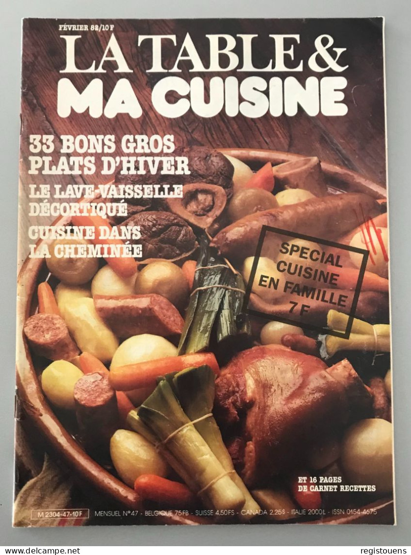 LA TABLE ET MA CUISINE- N° 47 - Cucina & Vini