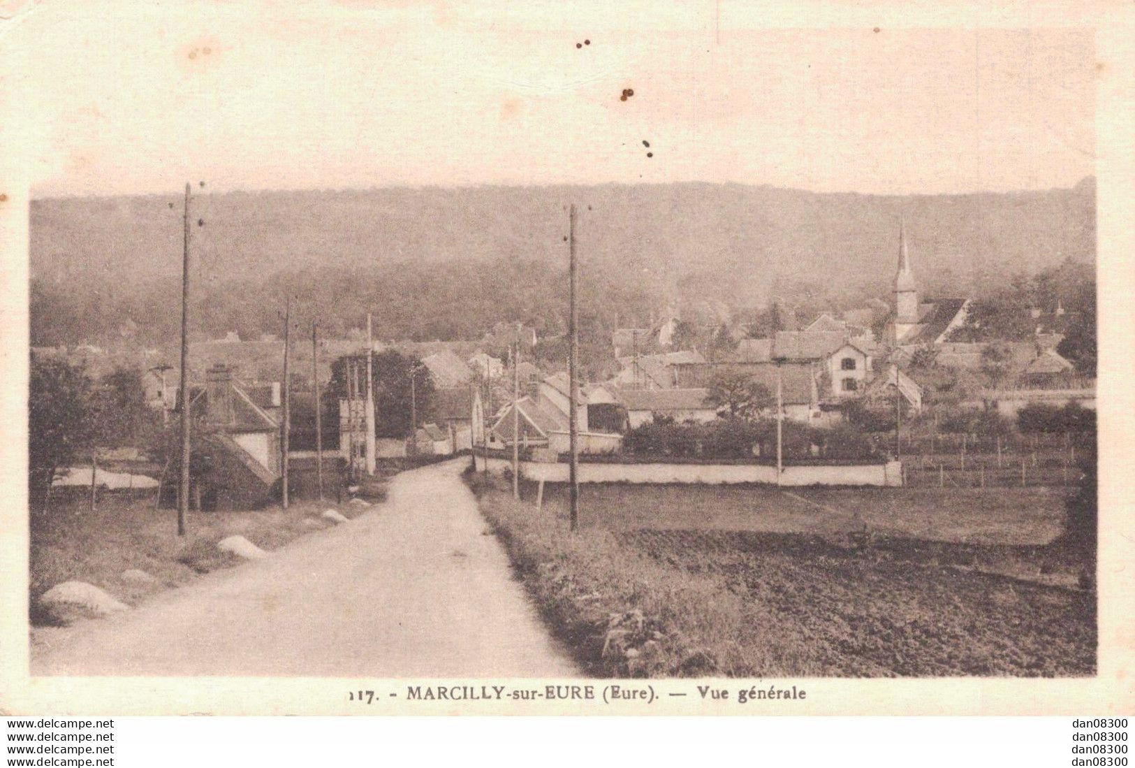 27 MARCILLY SUR EURE VUE GENERALE - Marcilly-sur-Eure