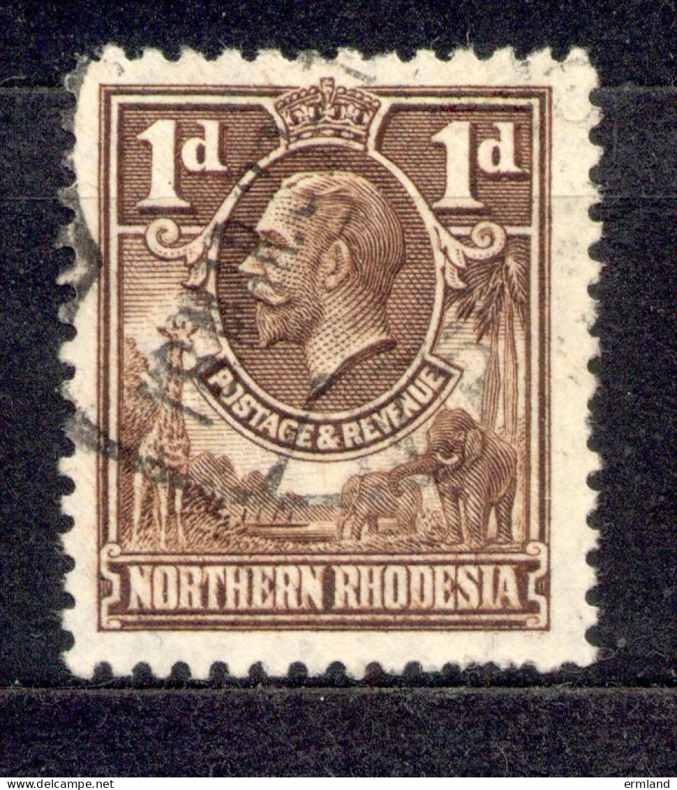 Northern Rhodesia 1925 - Michel Nr. 2 O - Rhodésie Du Nord (...-1963)