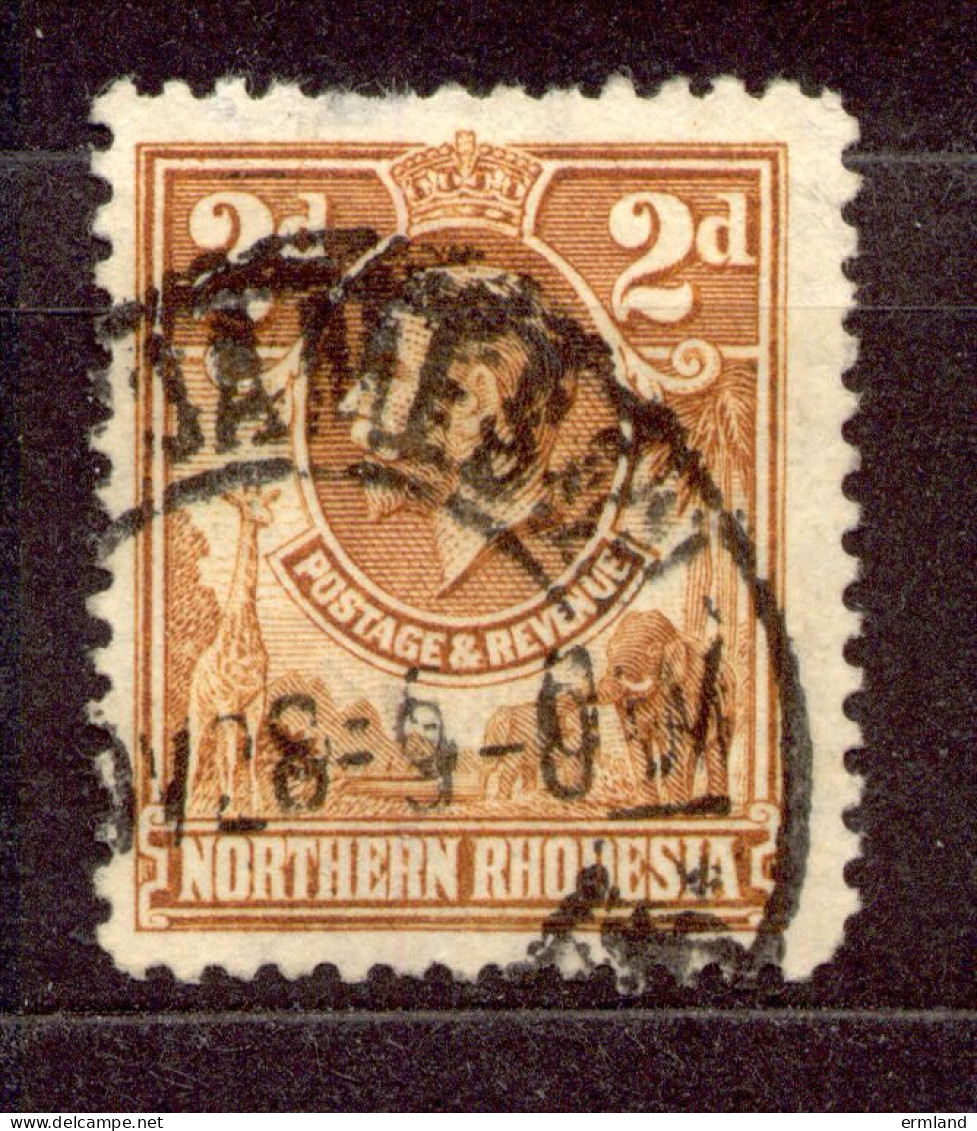 Northern Rhodesia 1925 - Michel Nr. 4 O - Rhodésie Du Nord (...-1963)