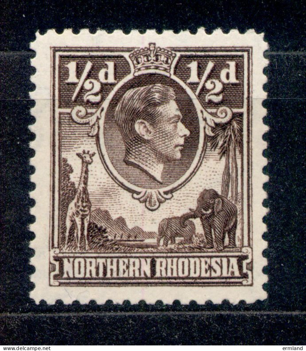 Northern Rhodesia 1938 - Michel Nr. 26 A * - Nordrhodesien (...-1963)