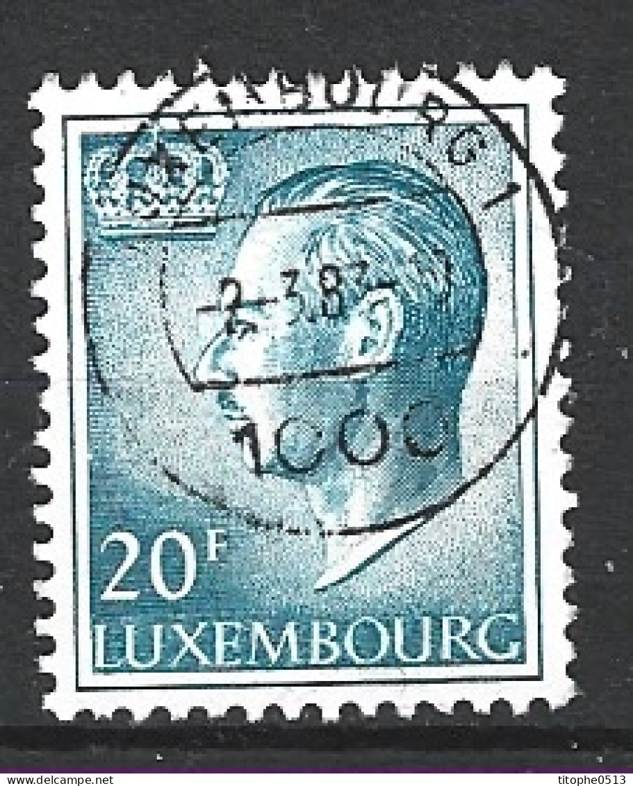 LUXEMBOURG. N°871 De 1975 Oblitéré. Grand-Duc Jean. - Used Stamps