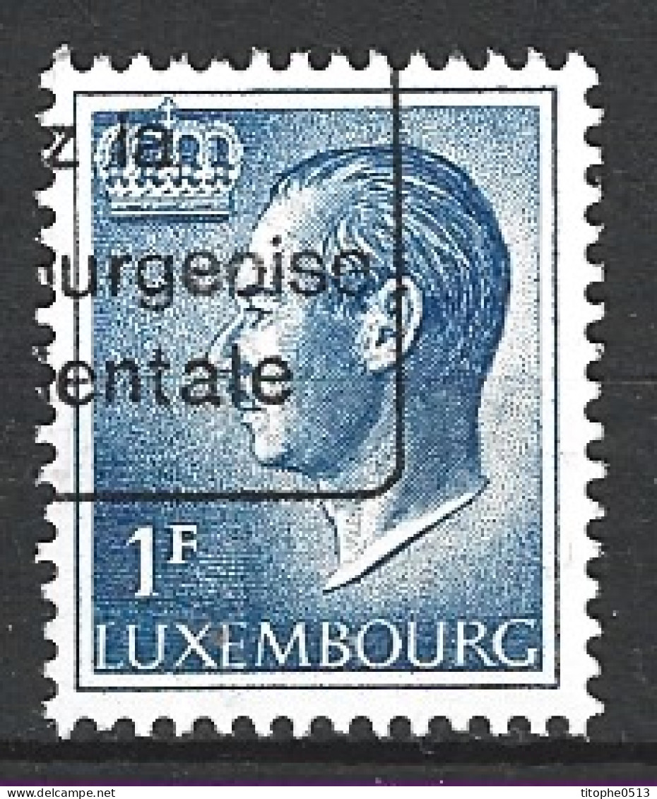 LUXEMBOURG. N°662 De 1965 Oblitéré. Grand-Duc Jean. - Gebraucht