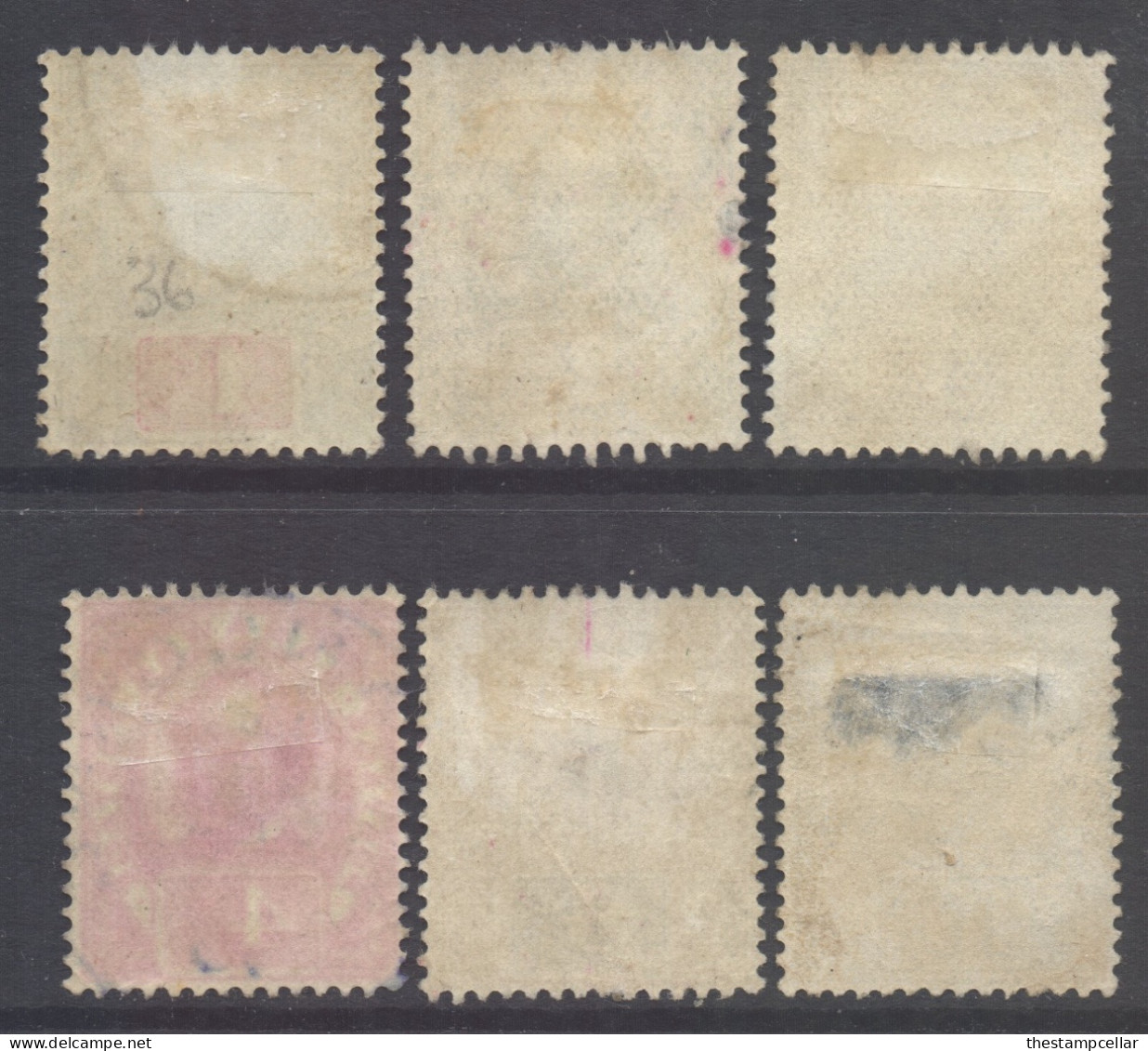 Sarawak Scott 36/41 - SG36/41, 1899 Sir Charles Brooke Set To 10c Used - Sarawak (...-1963)