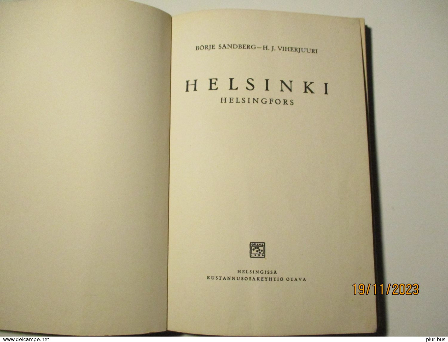 FINLAND 1937 HELSINKI HELSINGFORS THE WHITE CITY OF THE NORTH - Idiomas Escandinavos