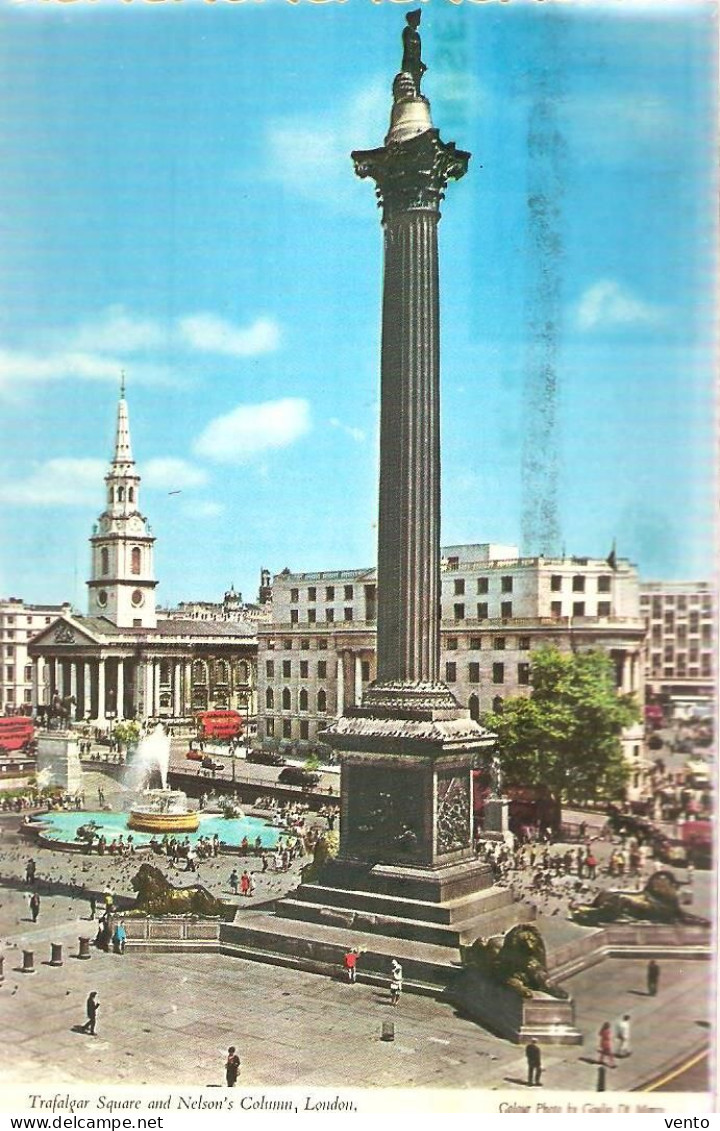 GB London Nelson Statue ...GB108 Used - Trafalgar Square