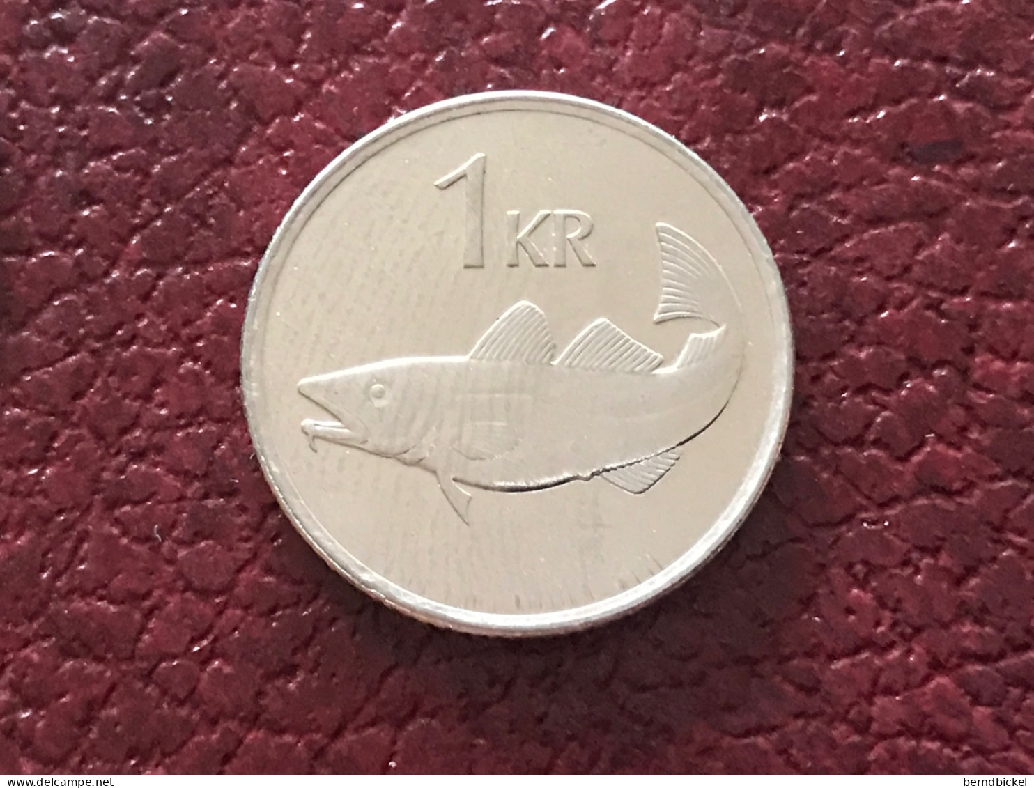 Münze Münzen Umlaufmünze Island 1 Krone 1992 - Islanda