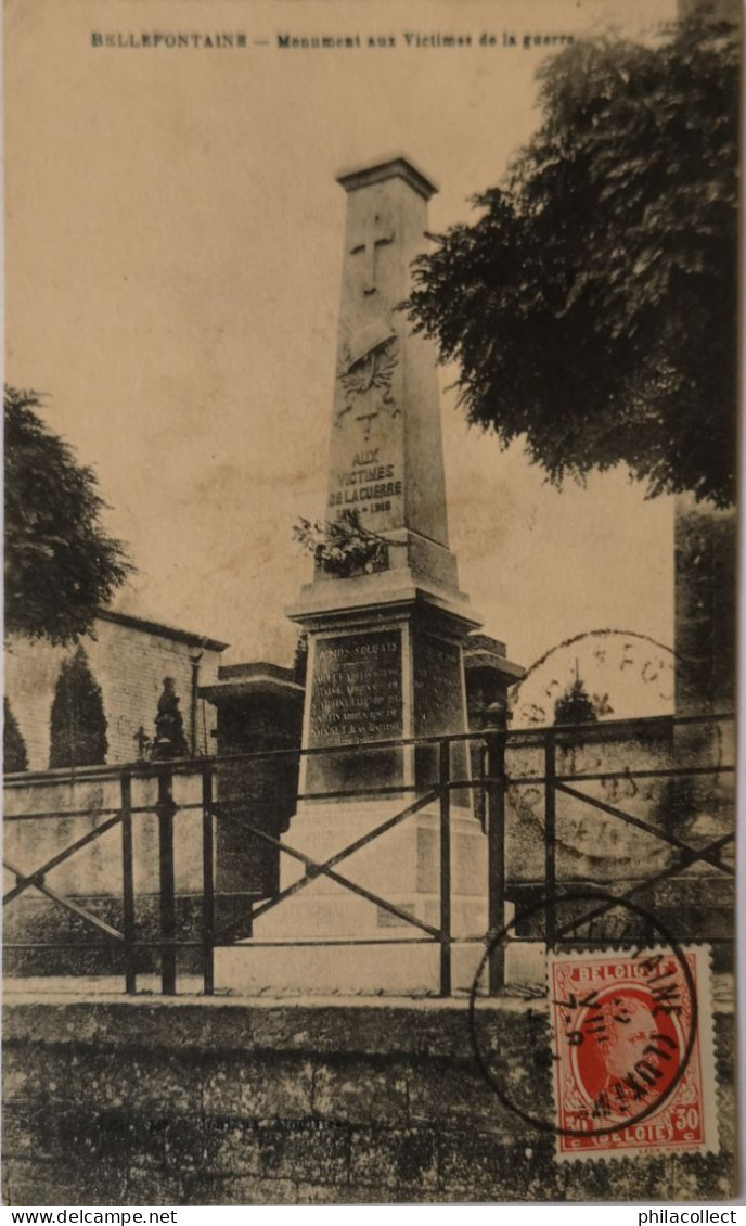 Bellefontaine (Tintigny - Lux.) Monument Aux Victimes De La Guerre 1923 Ed. Desaix // Stain - Vlek // Rare - Tintigny