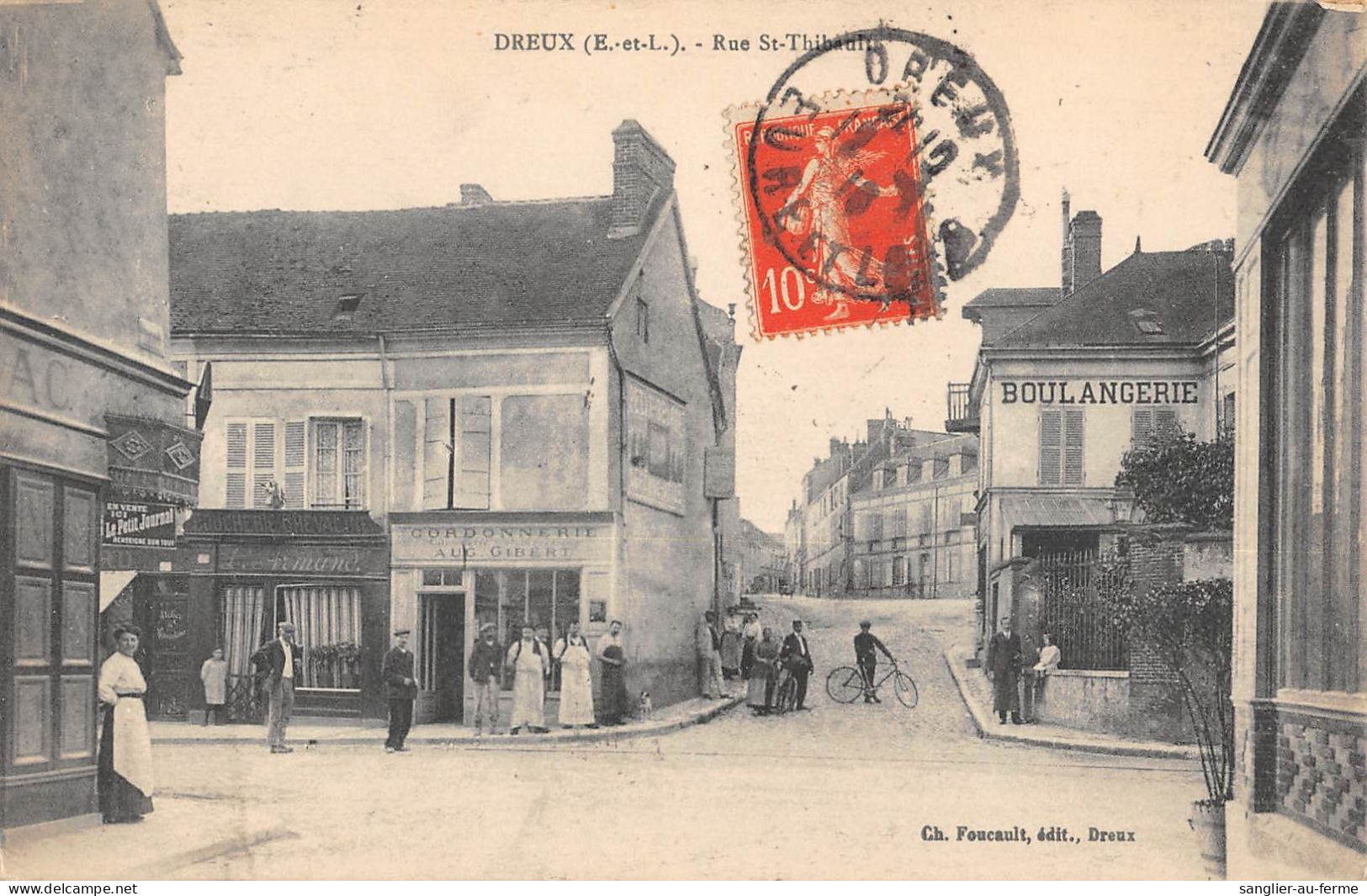 CPA 28 DREUX / RUE SAINT THIBAULT - Dreux