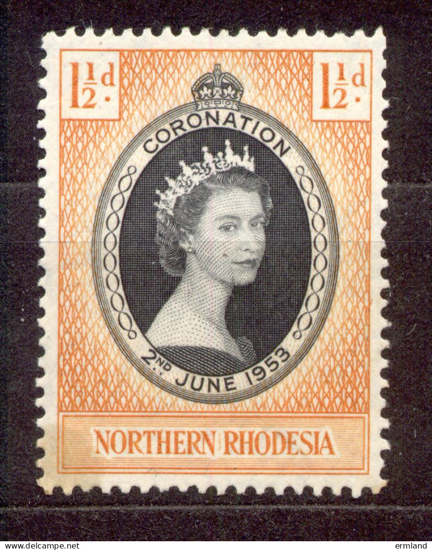 Northern Rhodesia 1953 - Michel Nr. 60 * - Rhodésie Du Nord (...-1963)