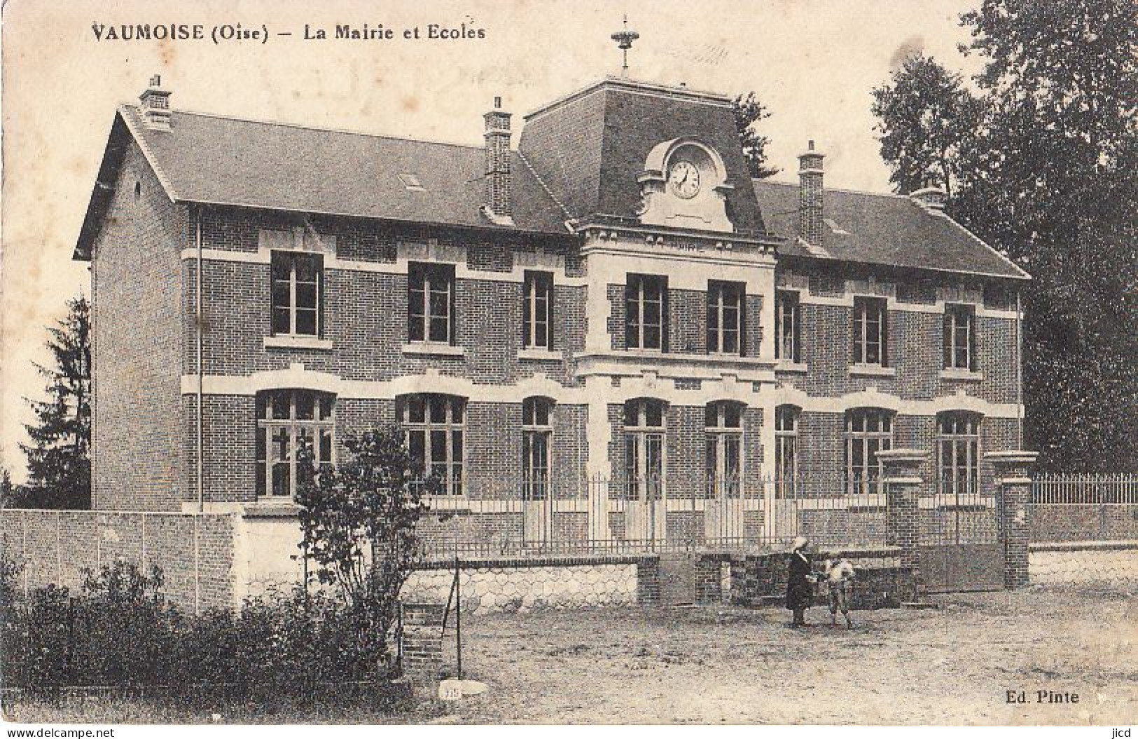 60-vaumoise La Mairie Et Ecoles - Vaumoise