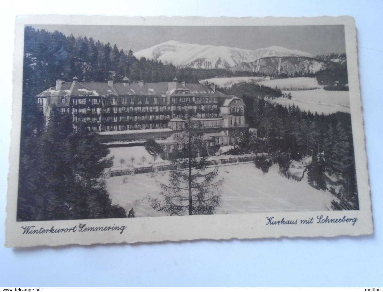 D199328    AK  Österreich  N.Ö.  Semmering - Kurhaus Mit Schneeberg - 1928 - Sent To Hungary - Semmering