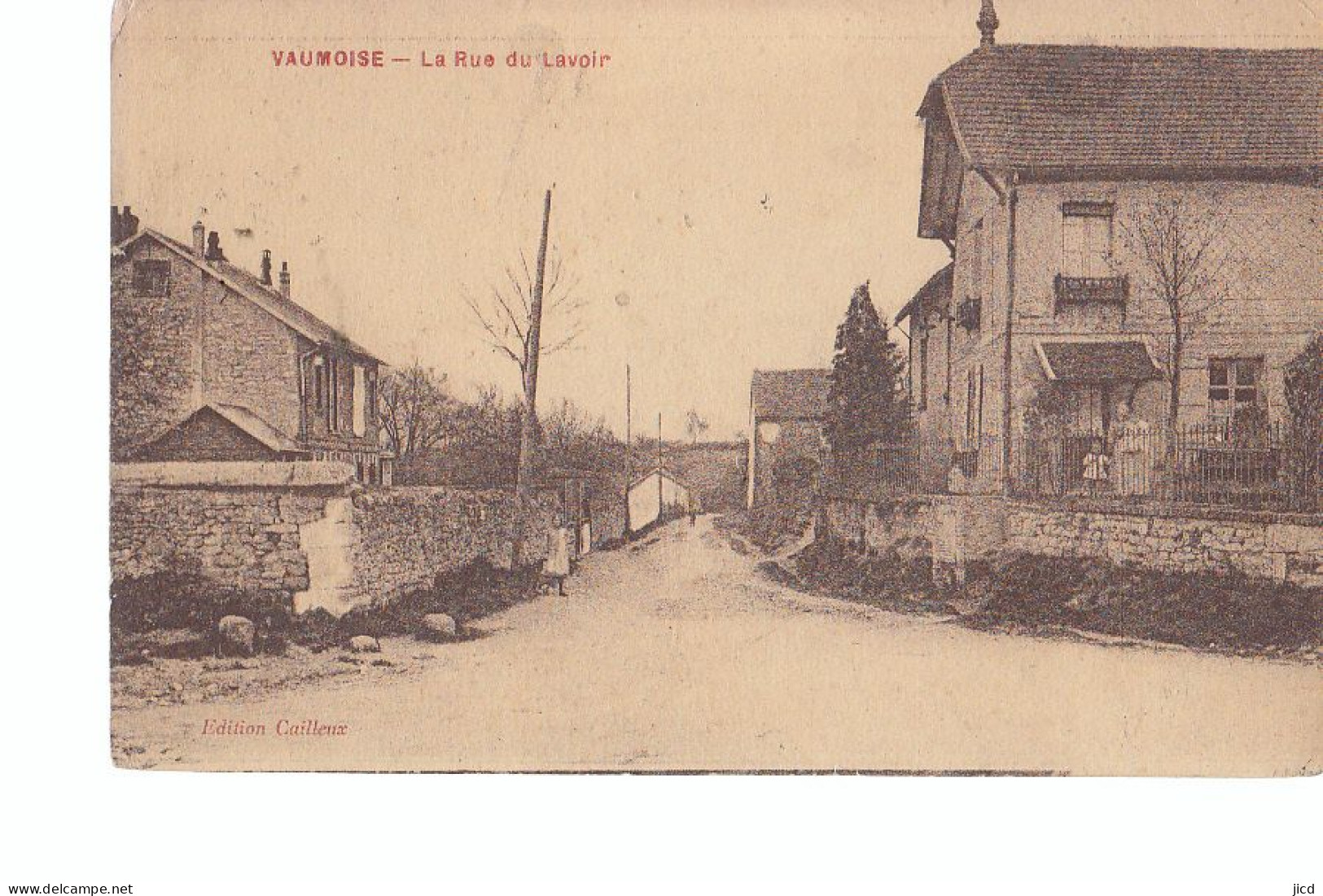 60-vaumoise La Rue Du Lavoir - Vaumoise