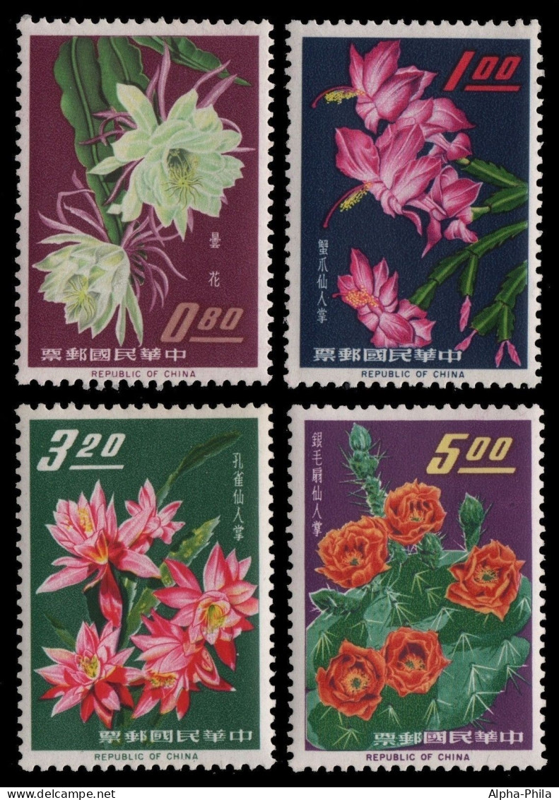 Taiwan 1964 - Mi-Nr. 509-512 ** - MNH - Kakteen / Cacti - Ungebraucht