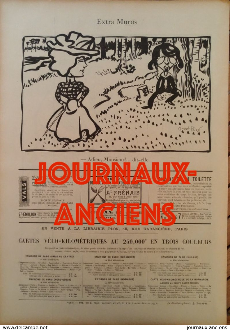 1898 JOURNAL PSST...! N° 20 - CURIEUX CONVIVES - À LA VILLETTE - AUX APOTRES DU DESARMEMENT - CARAN D'ACHE - FORAIN - 1850 - 1899