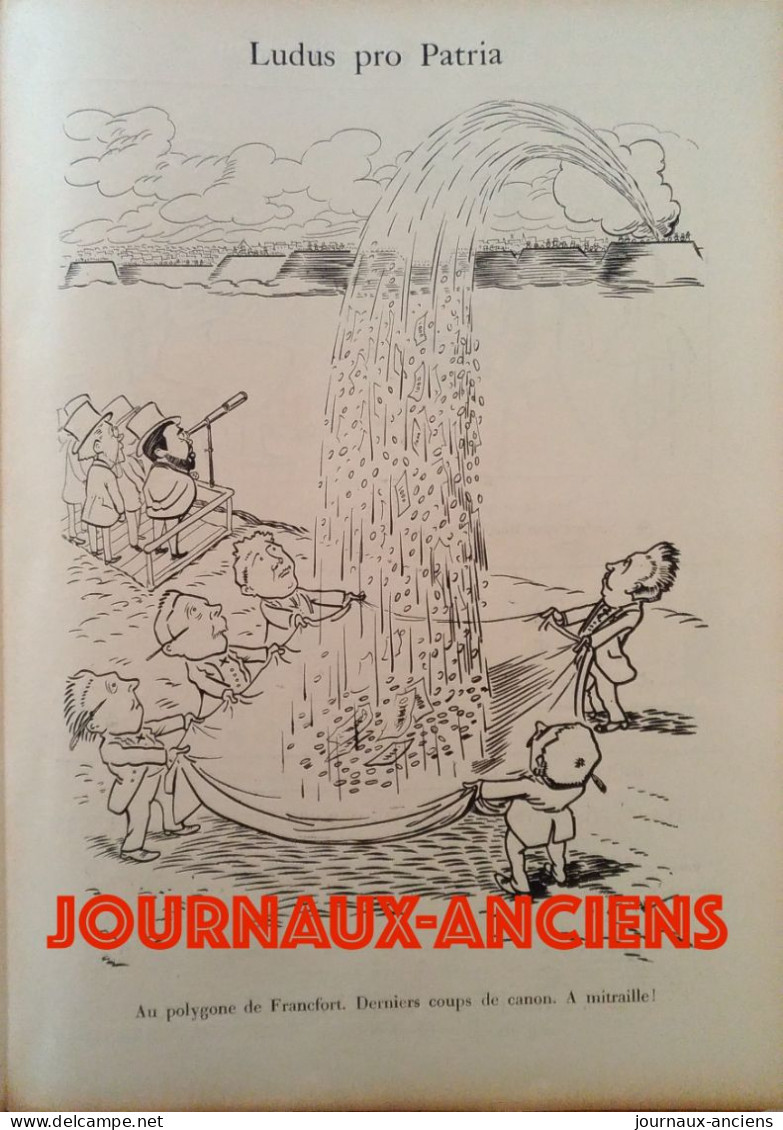 1898 AFFAIRE DREYFUS - Emile ZOLA - L'HEURE DU COURRIER - LUDUS PRO PATRIA - CARAN D'ACHE - FORAIN - JOURNAL PSST...! - 1850 - 1899