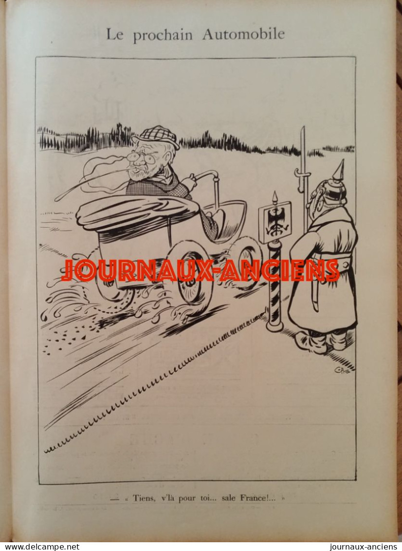 1898 JOURNAL PSST...! - LES AFFAIRES VONT MAL - LES ELECTIONS - LA PROCHAIN AUTOMOBILE- REVISION - CARAN D'ACHE - FORAIN - 1850 - 1899