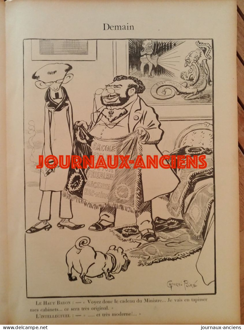 1898  AFFAIRE DREYFUS - CASSATION - LE LION LE CORBEAU ET LE POU - CARAN D'ACHE - FORAIN - JOURNAL PSST ....! N° 10 - 1850 - 1899