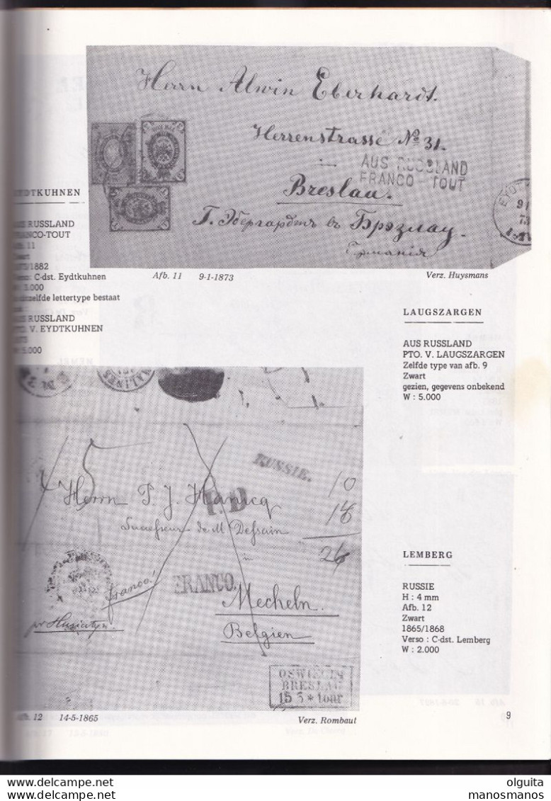 966/35 -- Fascicule AUS RUSSLAND, Door Léo De Clercq, 1975 , 22 Pages - Philately And Postal History
