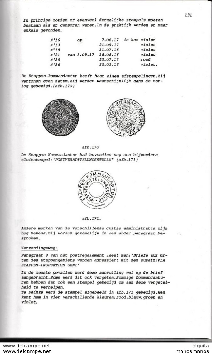 968/35 -- Livre GENT : POSTMERKEN, Door Reynaerts, 1991 , 293 Pages - ETAT NEUF (Exemplaire 1 Sur 55 Publiés) - Philately And Postal History