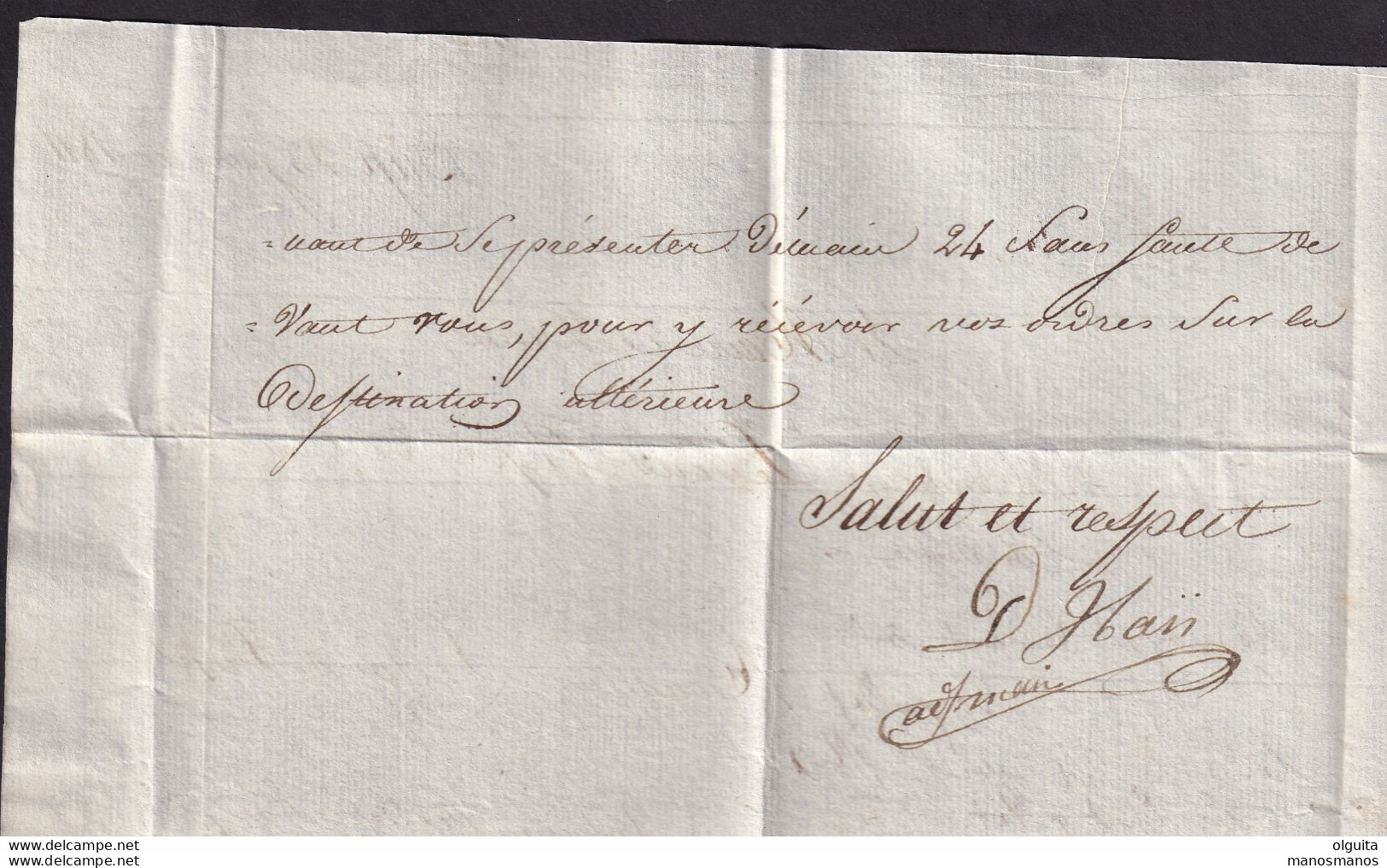 DDCC 952 -- Collection DIEST - Lettre Précurseur 1811 En Franchise Vers LOUVAIN - " Le Maire De Diest D. Han" - TB Texte - 1794-1814 (Periodo Francese)