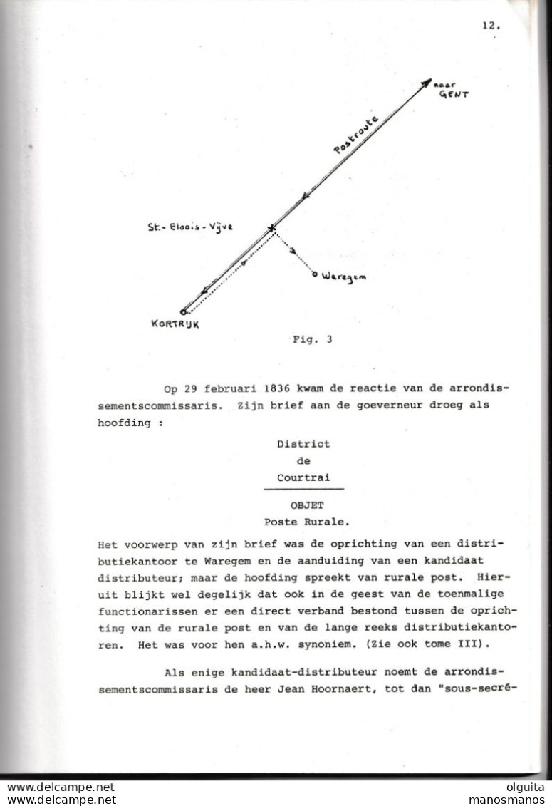 975/35 --  LIVRE/BOEK WEFIS Nr 23 - Rurale Post In West-Vlaanderen Tome II , 69 Blz ,  1979 , Door Hugo Van De Veire - Stempel