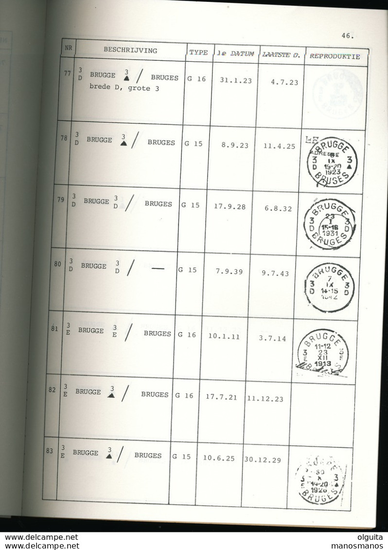 991 A/25 --  LIVRE/BOEK WEFIS Nr 35 - Stempeltype Van 1910 , Tome I : A-D , 74blz ,  1983 , Door H. Van De Veire - Stempel