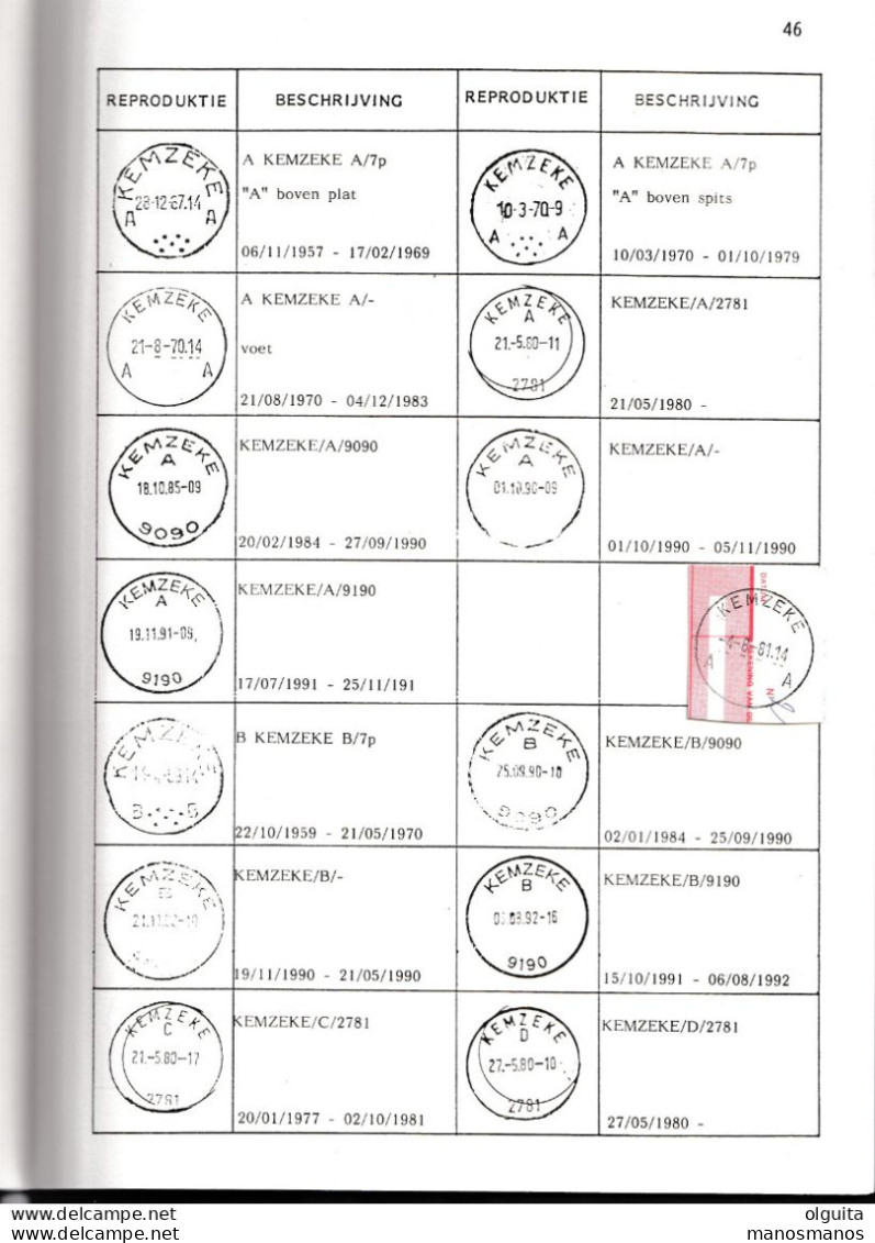 901/39 --  LIVRE/BOEK FISTO Nr 33 - Raddagtekeningstempels H-K Oost Vl. , 67blz, 1992, Door De Meester,Maenhout,Vervaet - Oblitérations