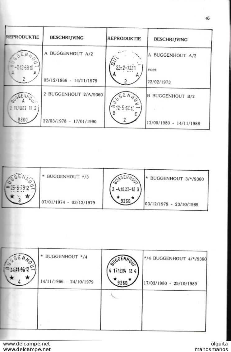 999/35 --  LIVRE/BOEK FISTO Nr 23 - Raddagtekeningstempels B-D Oost Vl. , 90 Blz, 1990, Door De Meester,Maenhout,Vervaet - Cancellations